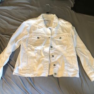 Old Navy white jean jacket